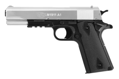 M1911A1 H.p.a. Federdruck 0,5 Joule | / Silber - Colt