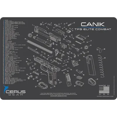 TP9 Elite Combat Handgun Cleaning Mat - Cerus Gear