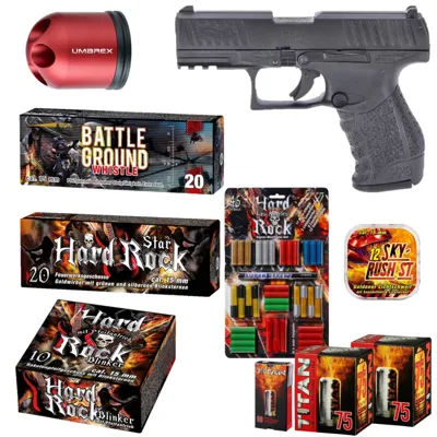 Schreckschuss Feuerwerk Bundle Walther P22Q M2 - LivingActive