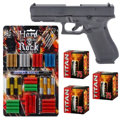 Feuerwerk Set Glock 17 Gen 5 Schreckschuss - LivingActive