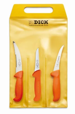 Messer-Set 3-TLG. Jagd Outdoor - Dick
