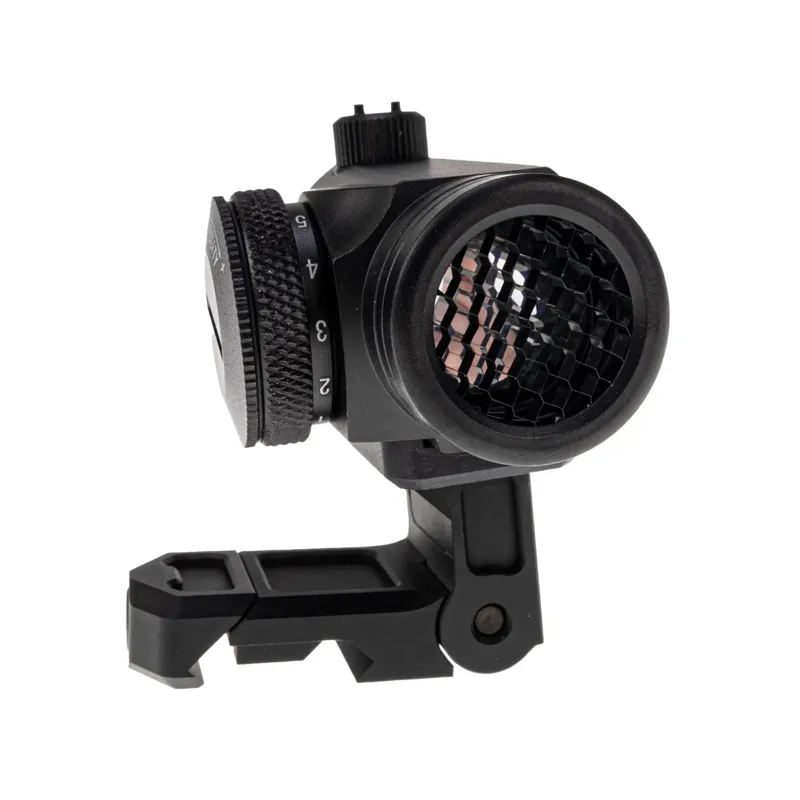 JJ Airsoft T1 Red Dot with Killflash, 45° Offset Mount · Negro