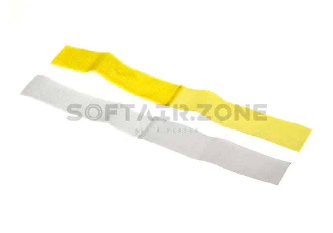 Team Patch Band Mit Klett · Blanco