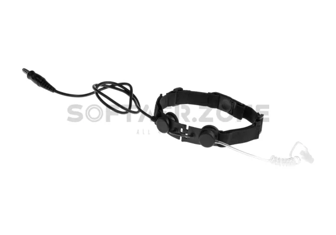 Throat-Mic with Earpiece Transparent