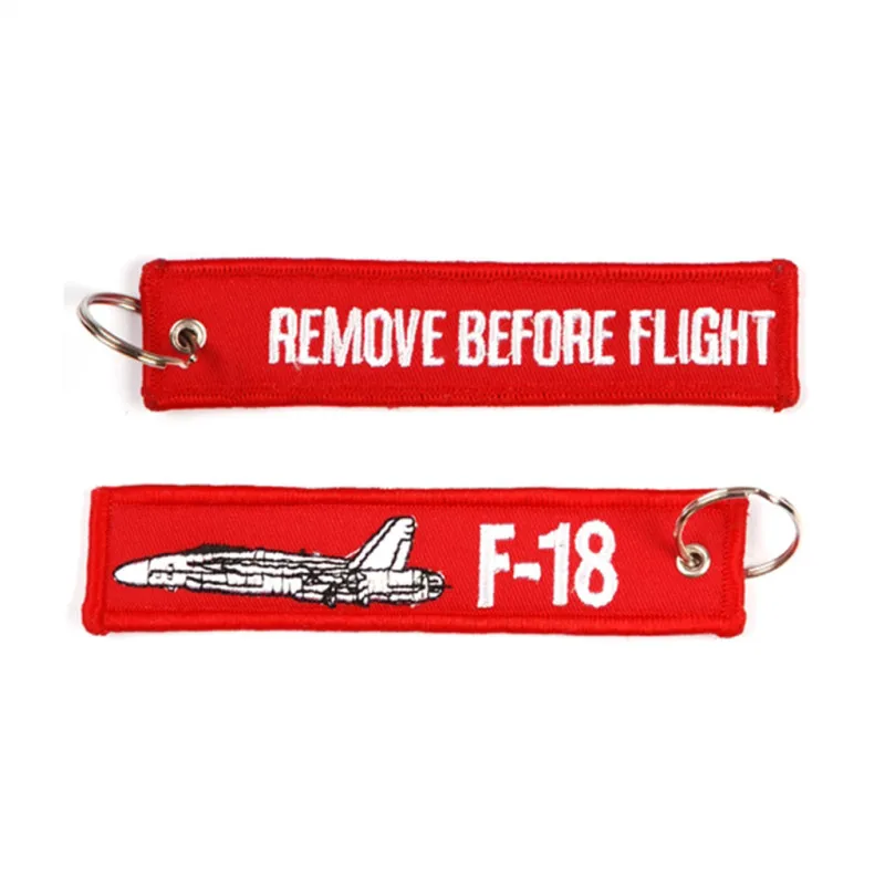 Foraventure Llavero Cinta Rectangular Remove F18 · Rojo