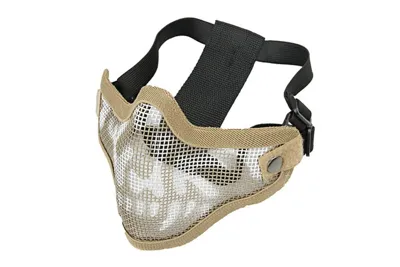 Mesh Maske, Deluxe, V2, - Weiss - GFC Tactical