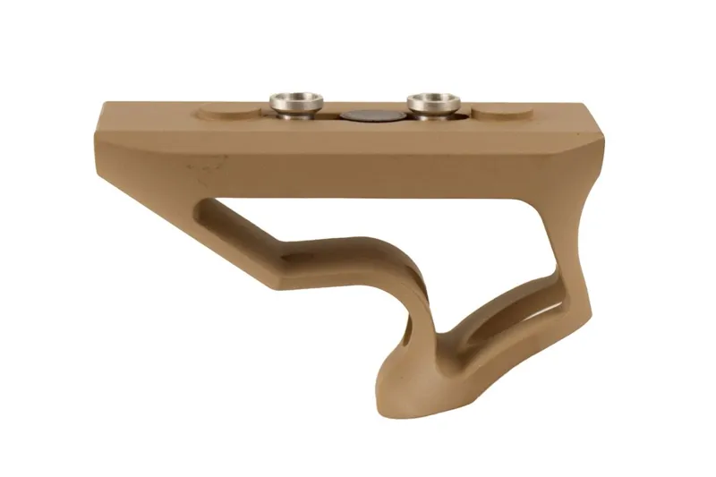 KeyMod CNC Short Angled Grip · Tan / FDE
