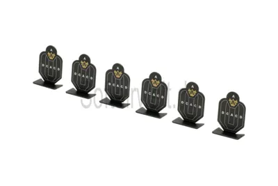 6 Practice Metall Targets Skull - Wadsn