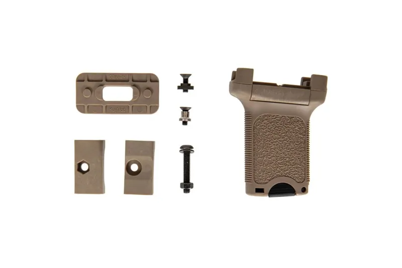 RIS / KeyMod / M-LOK Front Grip · Tan / FDE