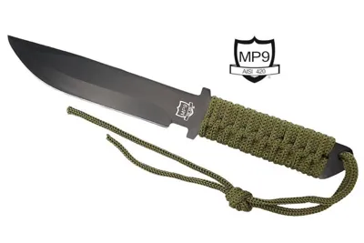 MP9 Outdoormesser Mit Paracord-Griff - Buchner
