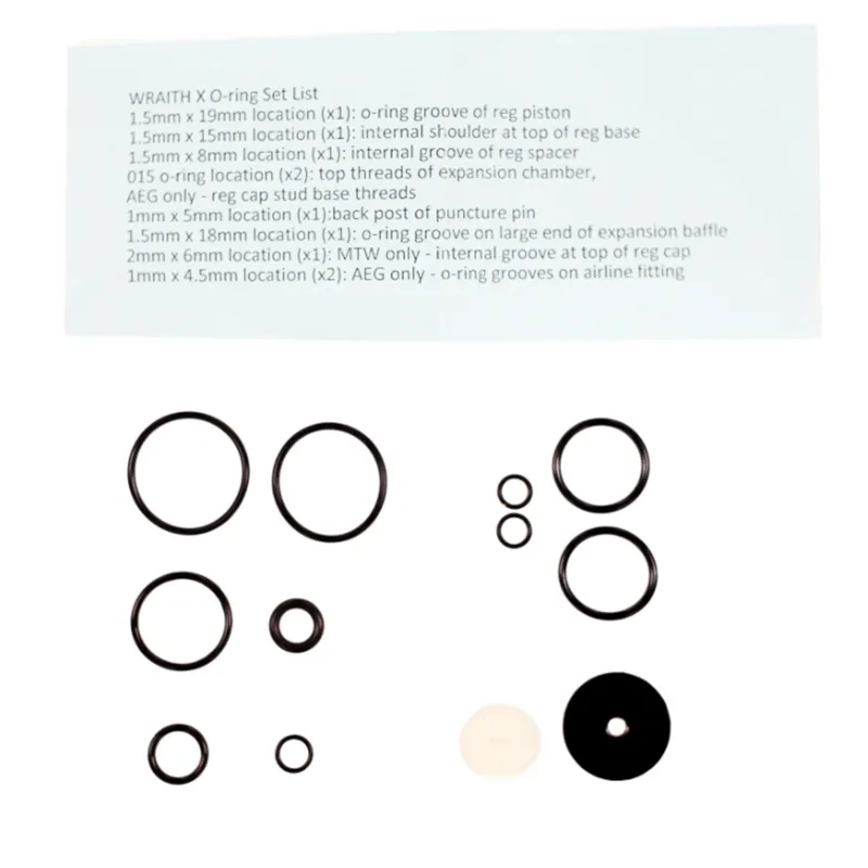 Wolverine O-Ring Kit for Wraith X