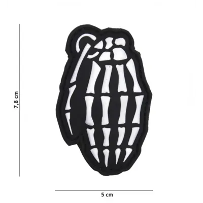 Patch - Bones Granaat - PVC - 101 Inc