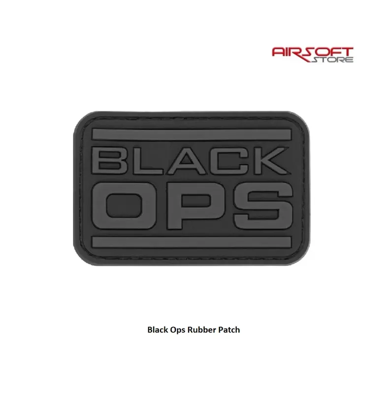 Ops Rubber Patch · Negro