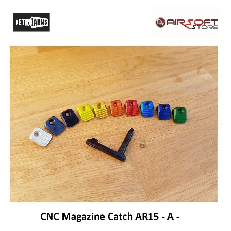 CNC Magazine Catch AR15 - A