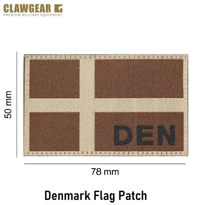 Denmark Flag Patch · Coyote