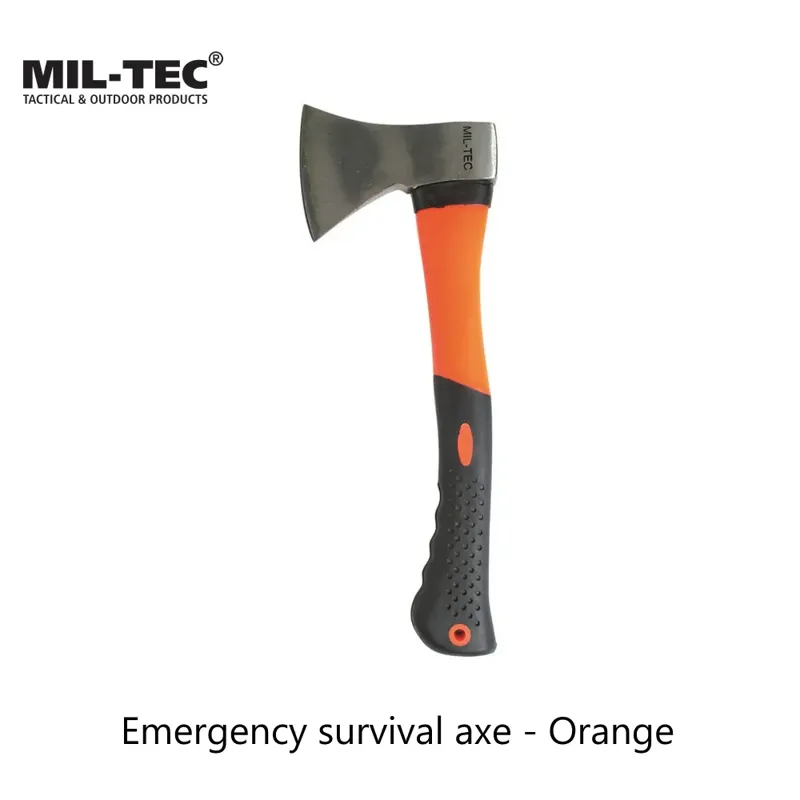 Emergency Survival Axe · Naranja