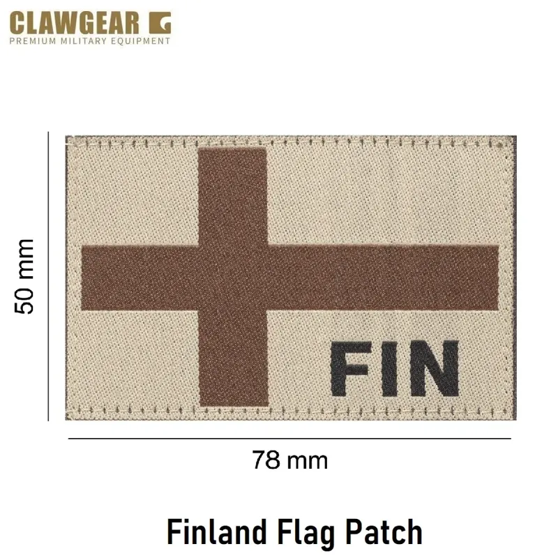 Finland Flag Patch · Tan / FDE