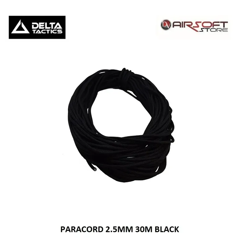 Paracord 2.5mm - 30m · Negro