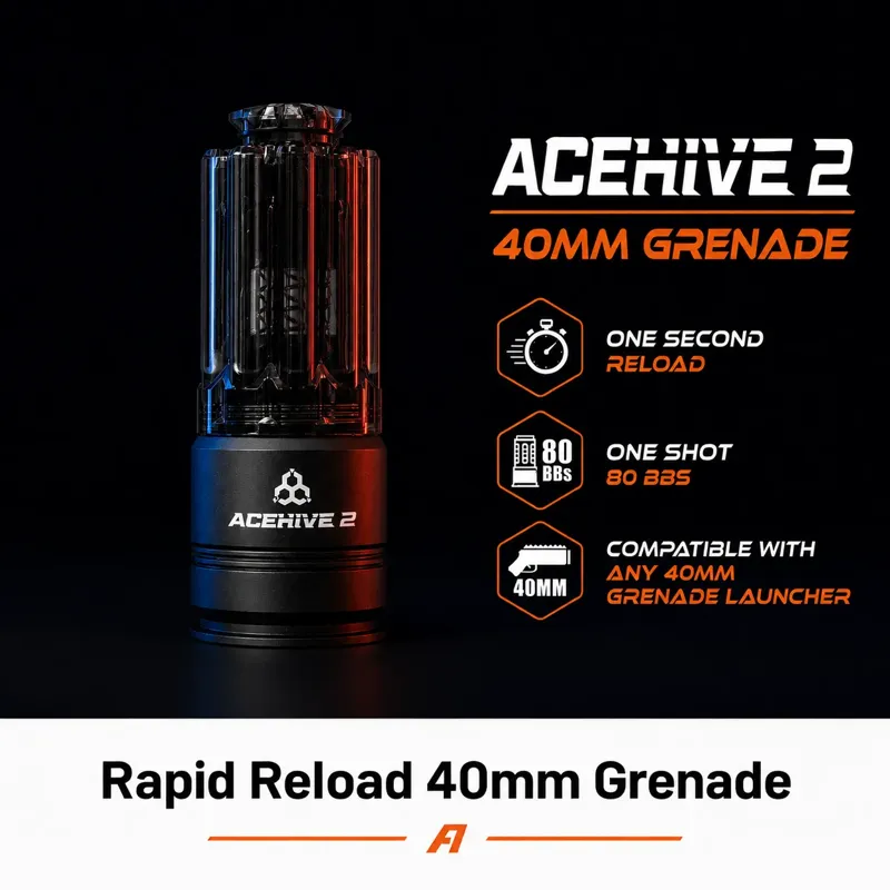 Rapid Reload 40mm Grenade · Negro