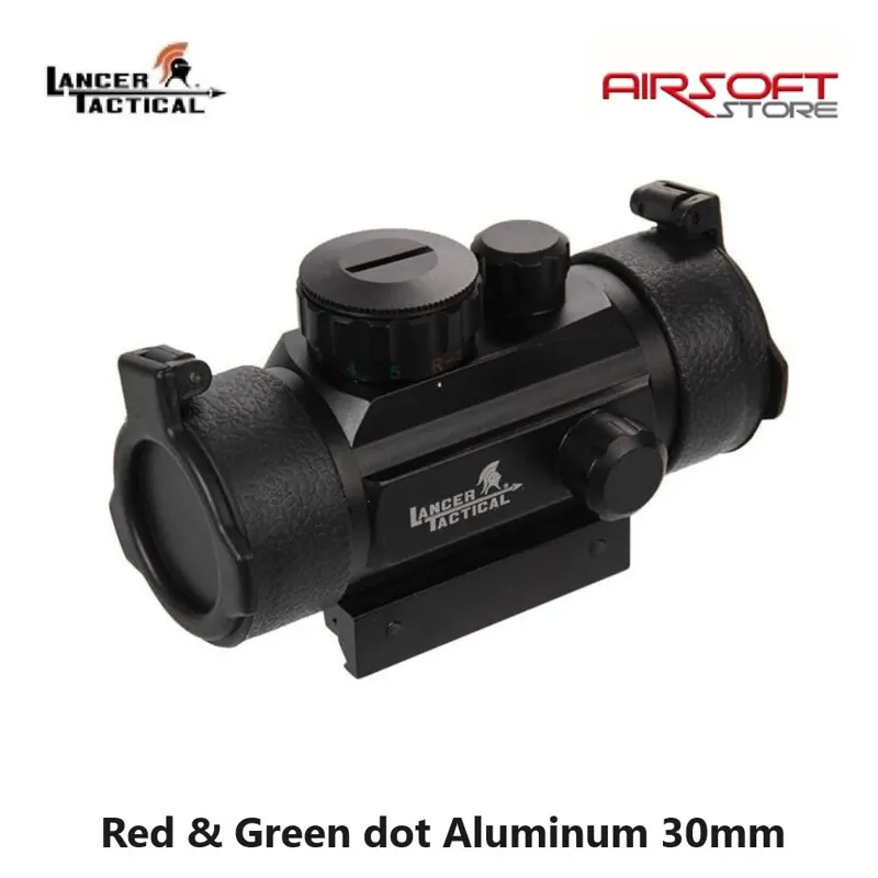 & Green Dot Aluminum 30mm · Rojo