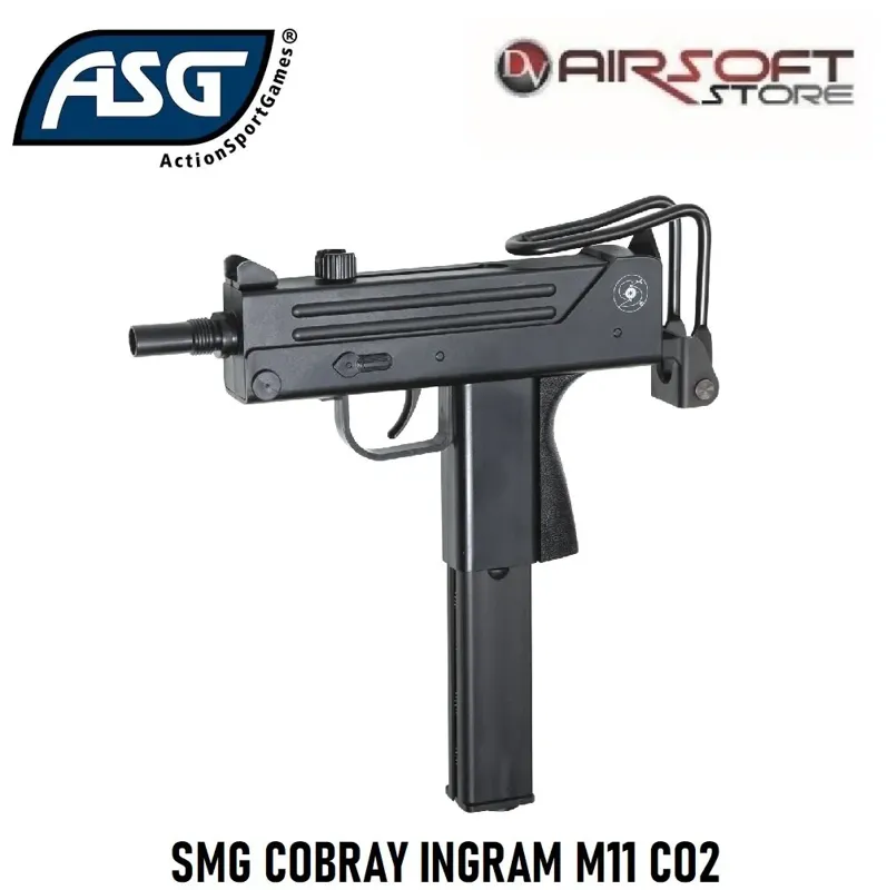 SMG Cobray Ingram M11 CO2 · Negro