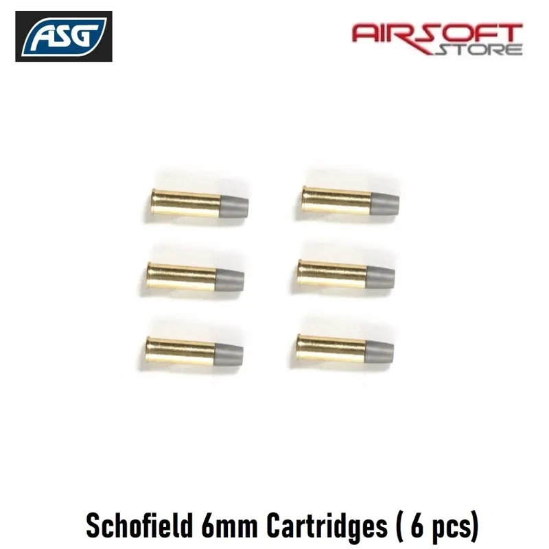 Schofield Cartridges (6 Pcs) · Negro