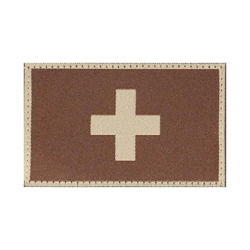 Clawgear Switzerland Flag Patch · Tan / FDE
