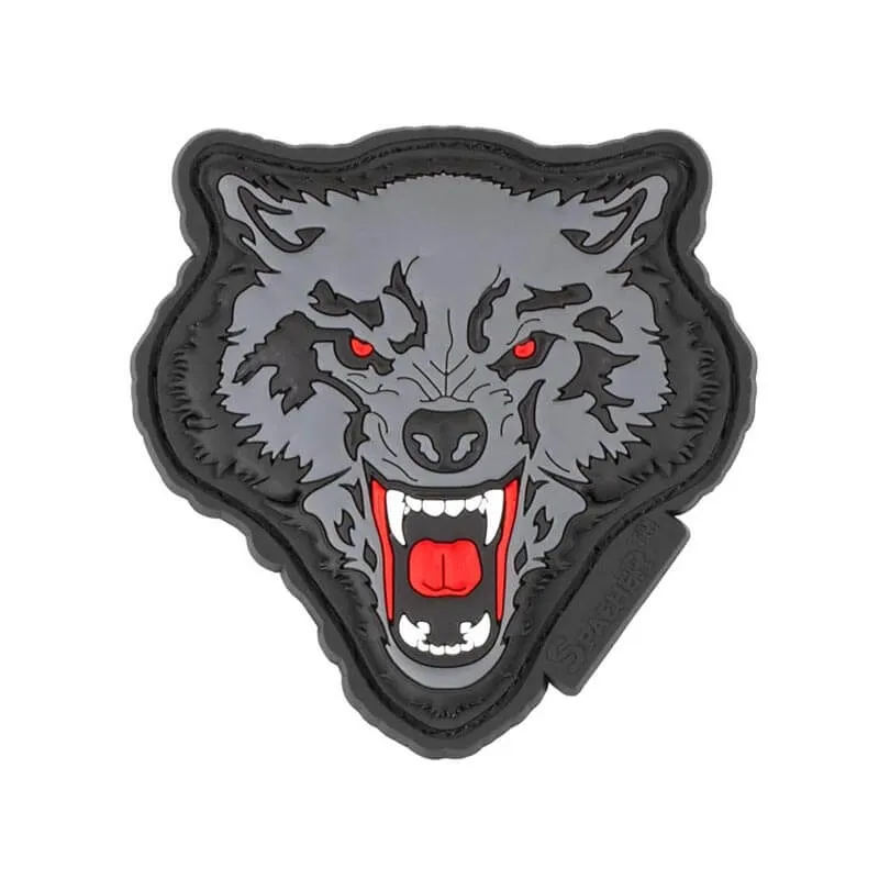 JTG Wolf Rubber Patch Color