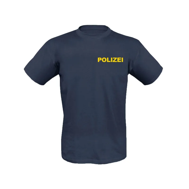 COP T-Shirt Polizei · Azul