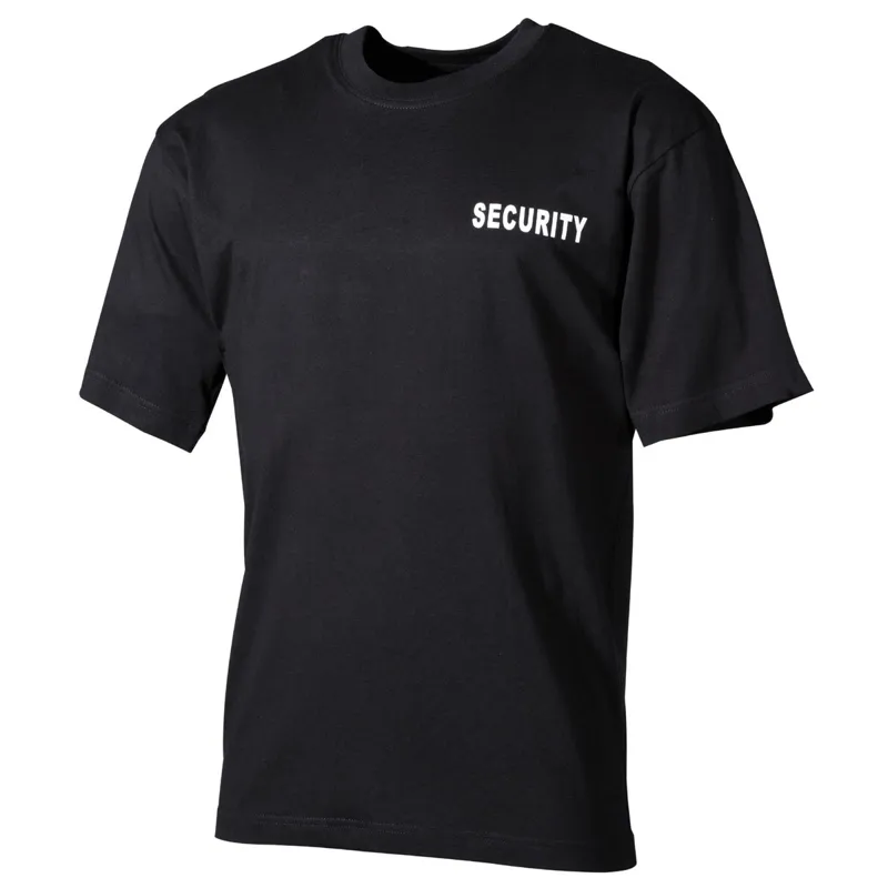 MFH T-Shirt Security · Negro