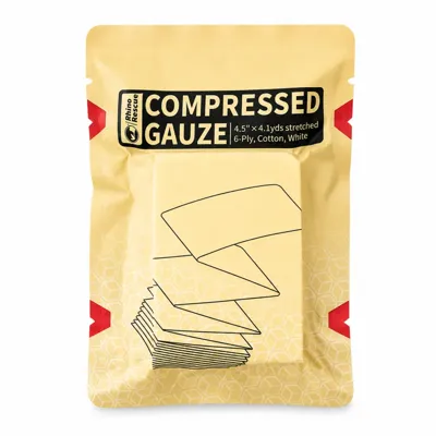 Quick Response Compressed Gauze - Rhino Rescue