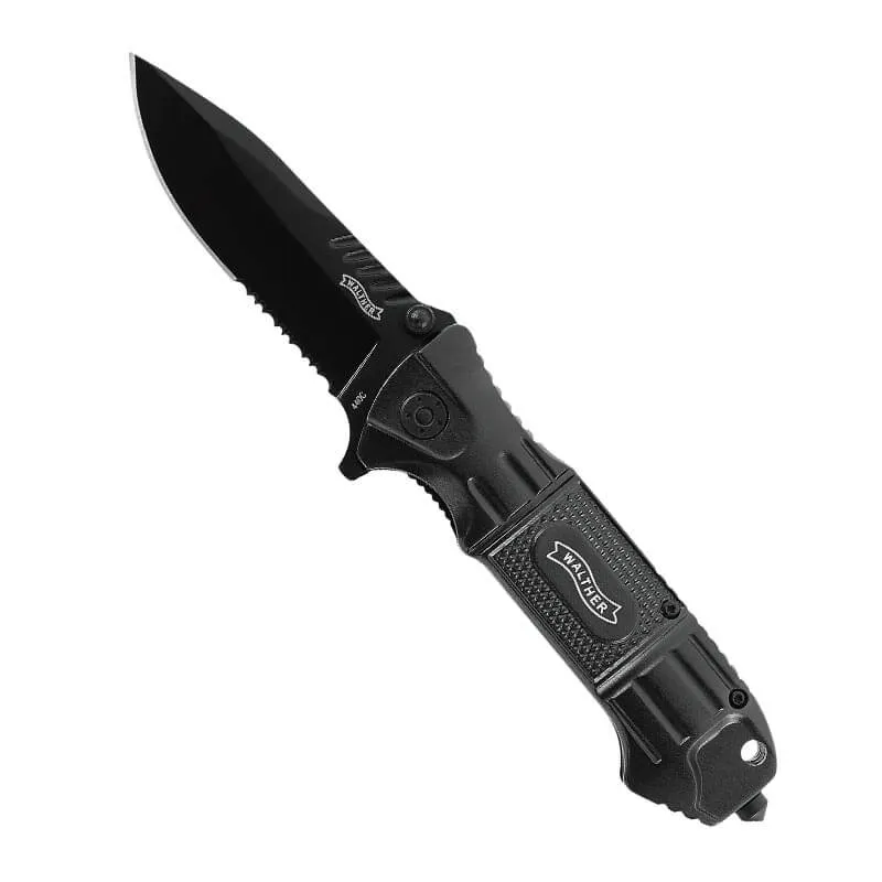 Walther BTK Tac Knife · Negro