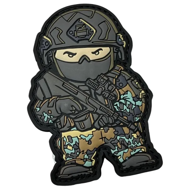 Patchzone ÖBH Soldat Stehend Rubber Patch