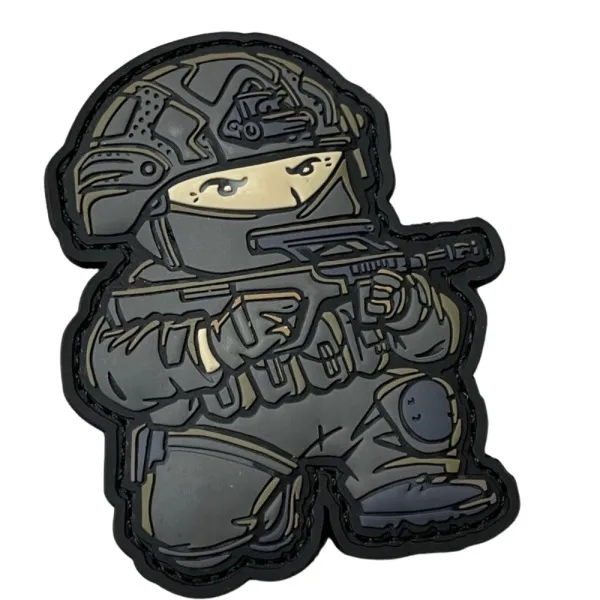 Patchzone ÖBH Soldat Knieend Rubber Patch