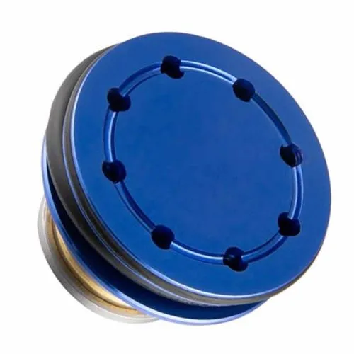 SHS Cabeza Pistón Aluminio · Azul