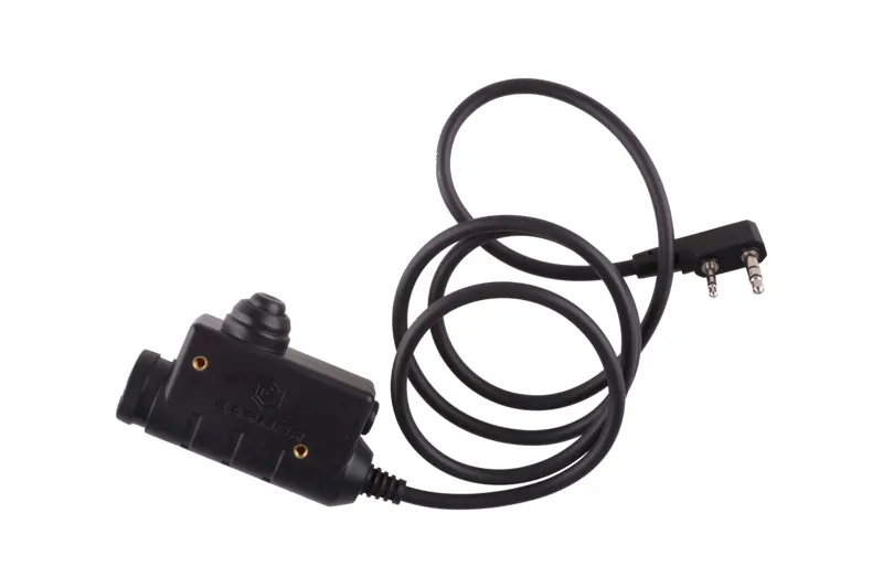 M51 PTT Button (Kenwood) · Negro
