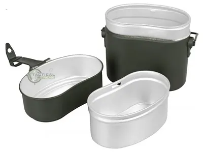 Σκεύος Φαγητού Genuine Mess Kit 3 Τεμ Χακί - Mil-Tec