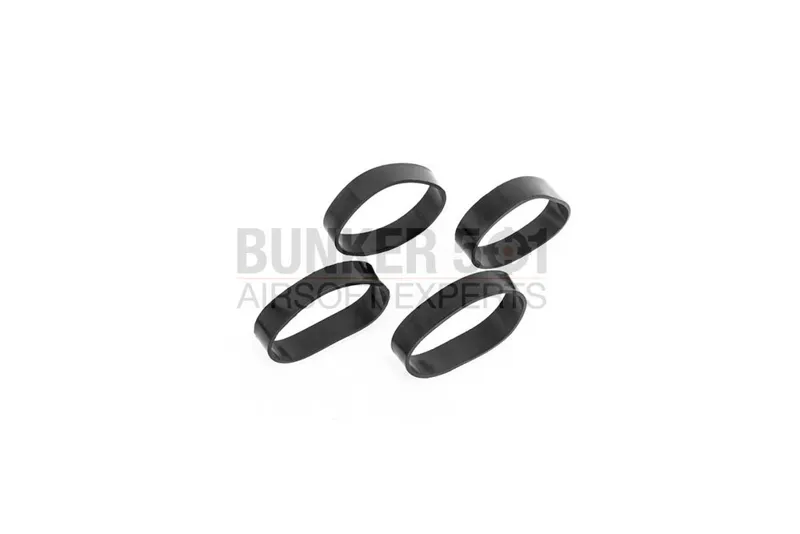 MP Airsoft Elastic Rubber Ring 4PCS · Negro