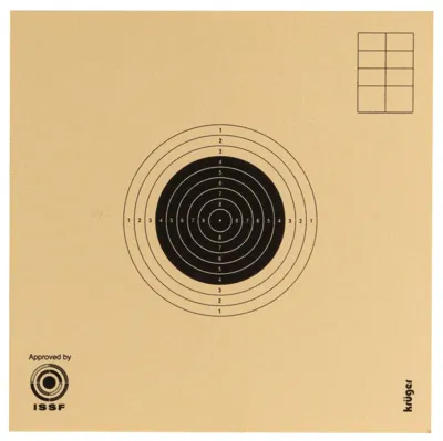 10x10 CM Target Card x250 - Krüger