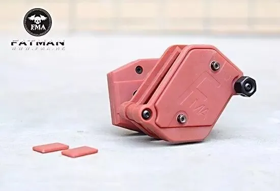FMA Airsoft Multi-Angle Speed ​​Pistol Magazine Pouch · Rojo