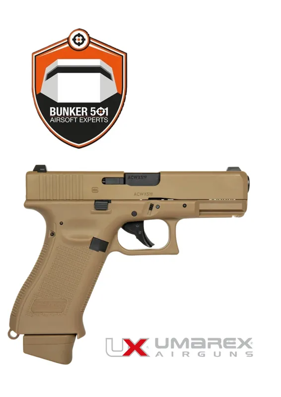 SRC (Taiwan) Glock 19x CO2 · Coyote