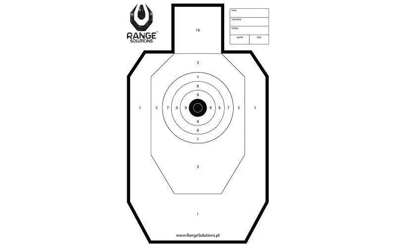 Range Solution Shooting Targets - 50 Pcs