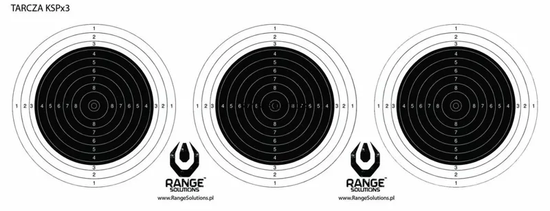 3x KSP Shooting Targets - 50 Pcs
