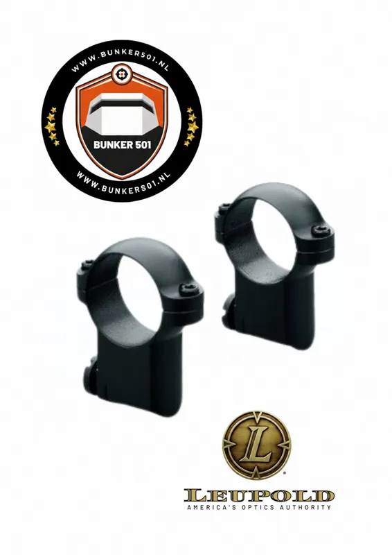 Leupold 62001 Ringmount 1" High CZ527 Matte