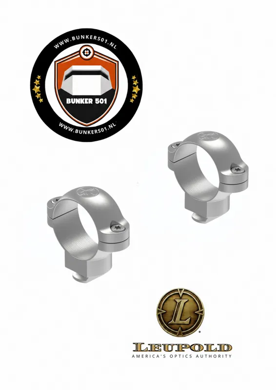 Leupold 52323 DD Medium Rings 1" · Plata