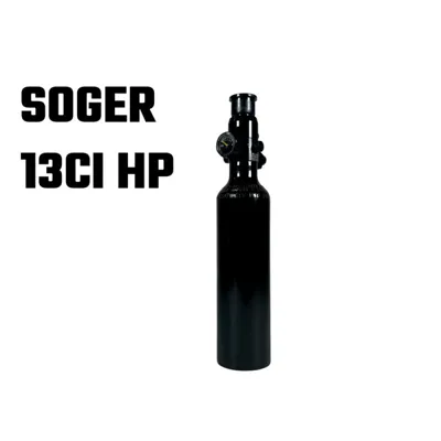 Botella HPA Tank 3000PSI 0.21L (13CI) (Pi Certified - Ce) - Soger