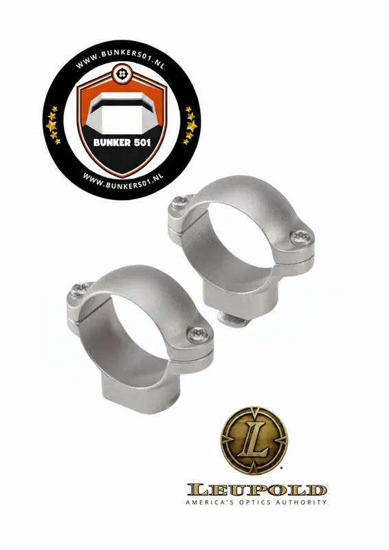 Leupold 52495 STD 30mm High Rings · Plata