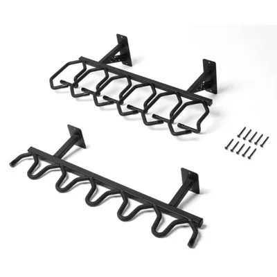 Wall Rack | 6 Slots | Zwart - Savior