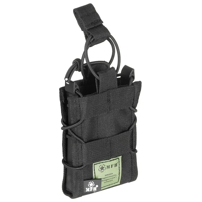 Magazintasche, "Bungee Lock" · Negro