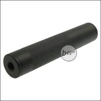 BEGADI Double Screw Silencer, Lang · Negro